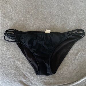 Hollister Black Bikini Swimwear Bottom